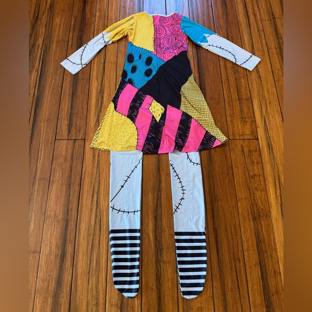 Nightmare Before Christmas Sally Girls’s Costume Size 150 or 12 Spirit - Picture 7 of 10
